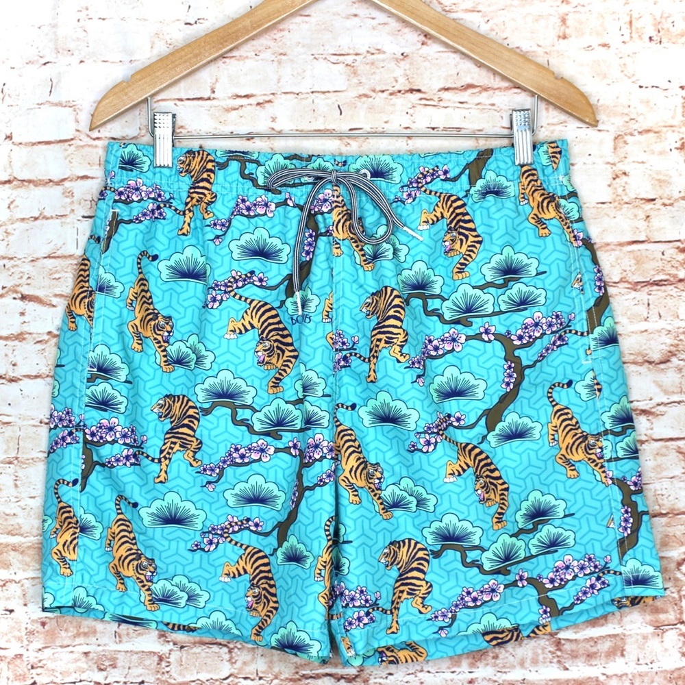Boardies | Tiger and Cherry Blossoms Board Shorts